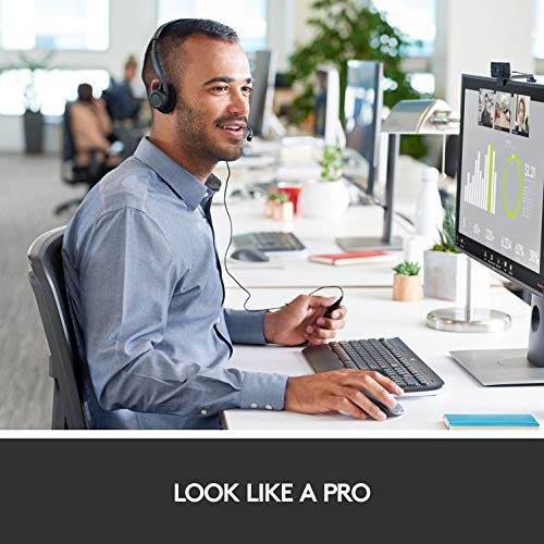 Logitech C920S HD Pro Webcam, Full HD 1080p/30fps Video Calling, Clear Stereo Audio, HD Light Correction, Privacy Shutter, Streaming, Works with Skype,Zoom,FaceTime, PC/Mac/Laptop/Tablet/XBox - Black - Image 3