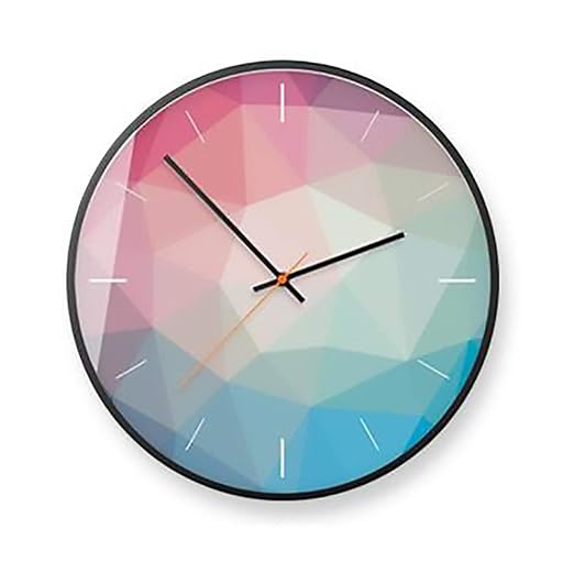 H Y Bbyh Reloj De Pared Hermoso Color Cuarzo Creativo Del Reloj De