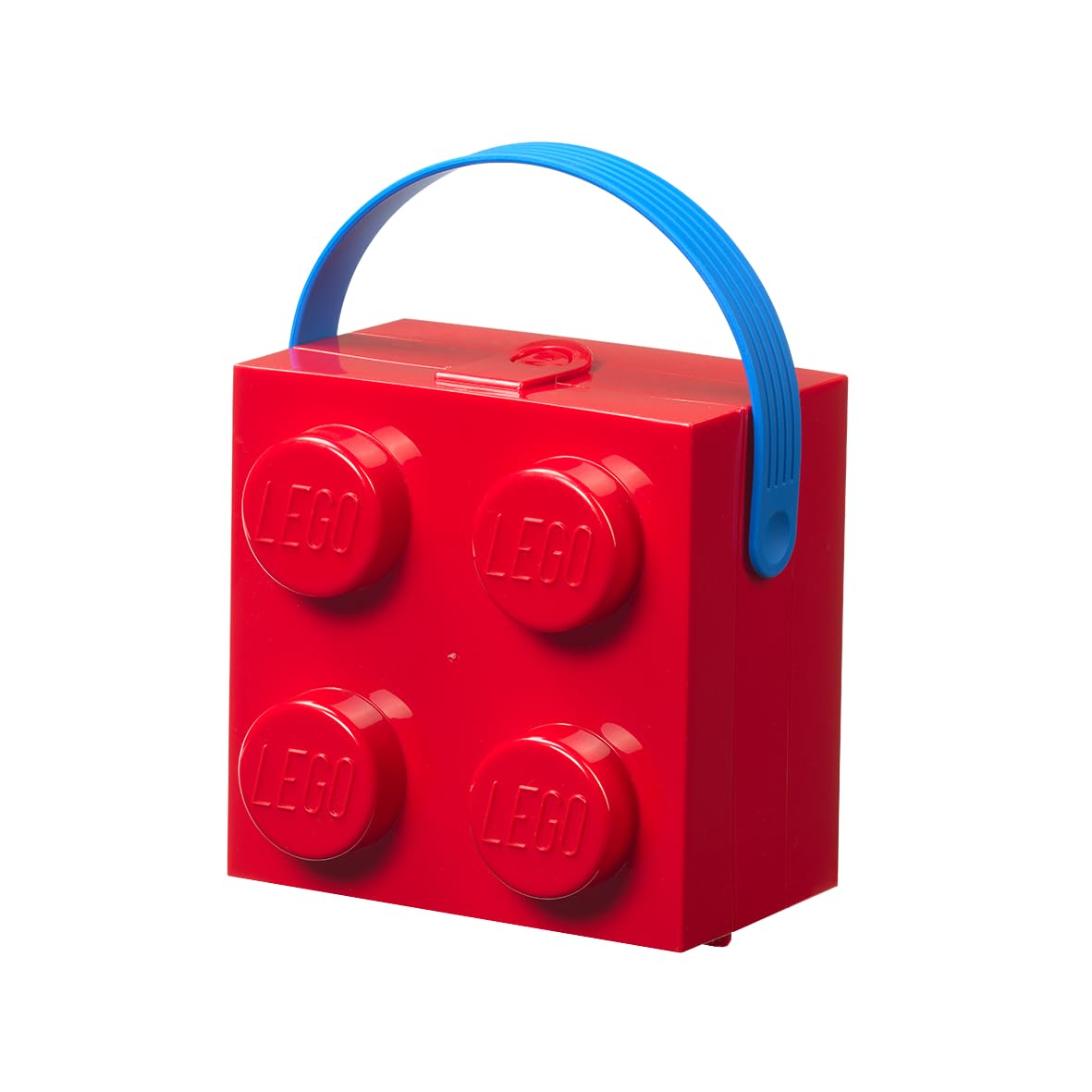 LEGO Lunch Box with Handle Red - Portable Lunch Box for Kids & Adults, Food Storage Container with Lid, Dishwasher Safe, 2.1L, lunch bag, snack box
