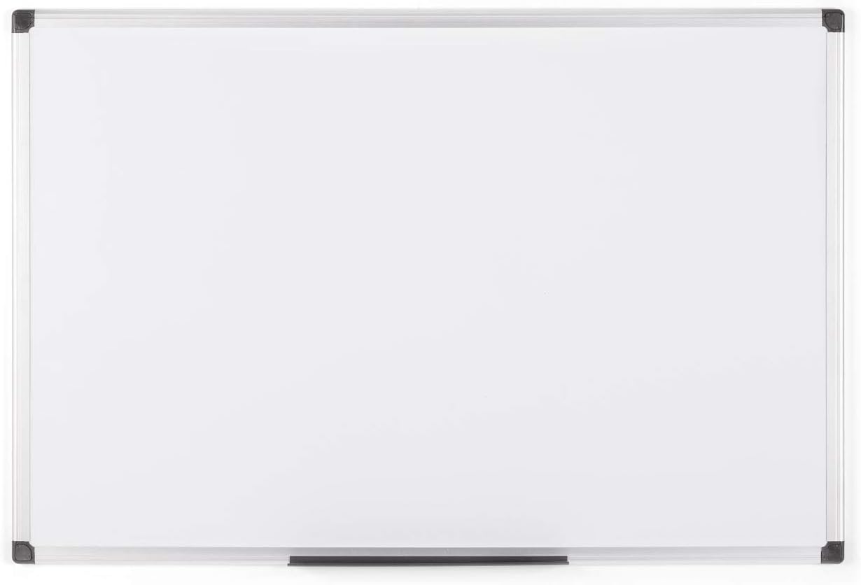 Bi-Office Maya Magnetic Dry Wipe Aluminium Framed Whiteboard 60x90cm, W60 x H90 cm - Image 5