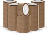 ARVO Brown Packing Tape 24 Rolls 48 mm x 60 m Low Noise Acrylic 50µ