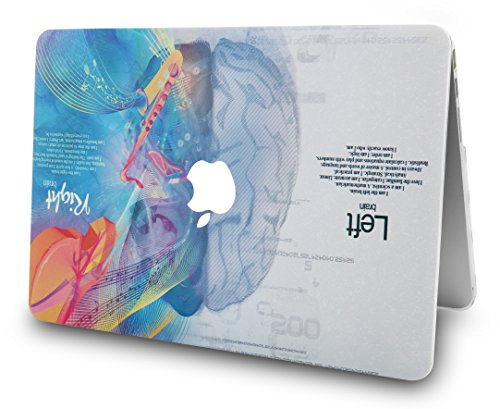 KEC Laptop Case for Old MacBook Pro 13" (CD Drive) Plastic Case Hard Shell Cover A1278 (Brain 3) - Thumbnail 4