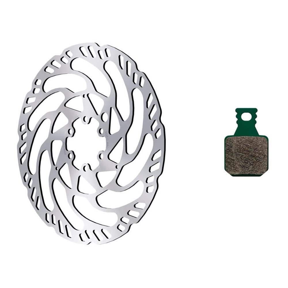 Magura Unisex – Adult Brake Disc Brake, Silver/Green, Diameter 180 mm