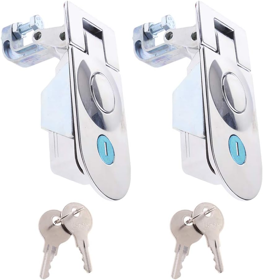 2X RV Baggage Compartment Door Lock Flush Mount