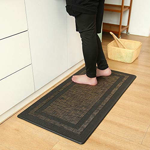 Deluxe AntiFatigue Kitchen Mats 39"x20" Oil and Stain Resistant with