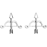 Archery Earrings- Bow and Arrow Charm Stud Earrings, Archery Jewelry, Gift For Women Teens