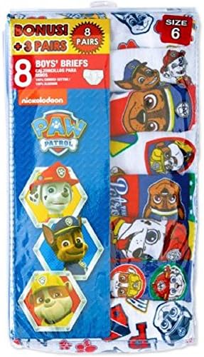 Paw Patrol Boys 8 pack Briefs Underwear - Chase Marshall Rubble (6)