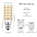 BALDER E12 6W Dimmable LED Bulb Candelabra Base (60W Halogen Equivalent) Warm White 3000K, Celling Fan Bulb, 6 Pack