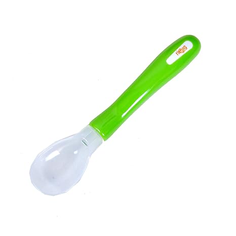 Rikang Baby Soft Silicone Gel Spoon Green
