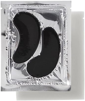 Blaq Charcoal Eye Gel Mask with HydroGel [Activated Charcoal], for Puffy Eyes and Dark Circles - Natural &amp; Hydrating Ingredients To Reduce appearance of Bags, Crow's Feet, &amp; Wrinkles