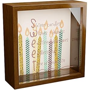 Sweet Sixteen Memorabilia Shadow Box