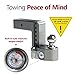 Weigh Safe Adjustable Trailer Hitch Ball Mount - 6