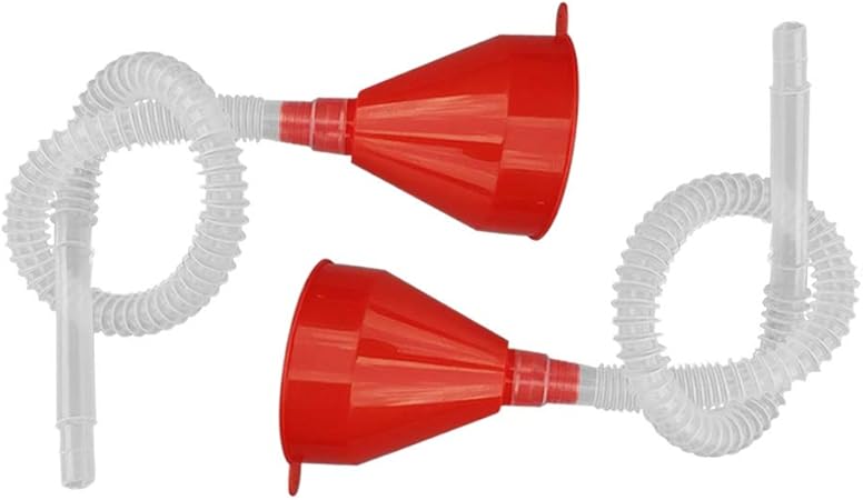 Amazon リベン エンジンオイル ガソリン ディーゼル その他の液体用のファンネル継手用の多目的ファンネル ファンネル 車 バイク