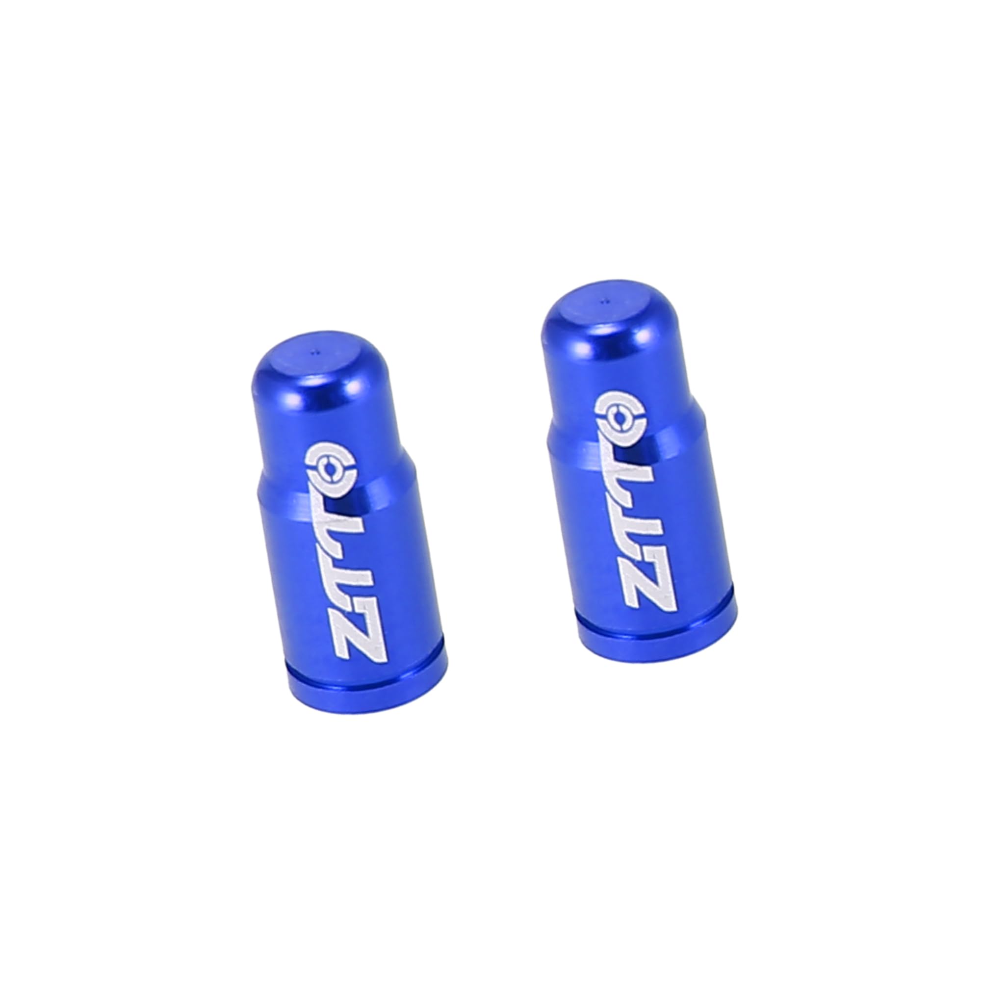 A ABSOPRO Tire Valve Caps Dust Covers for Bicycle Road Bike Blue Set of 2