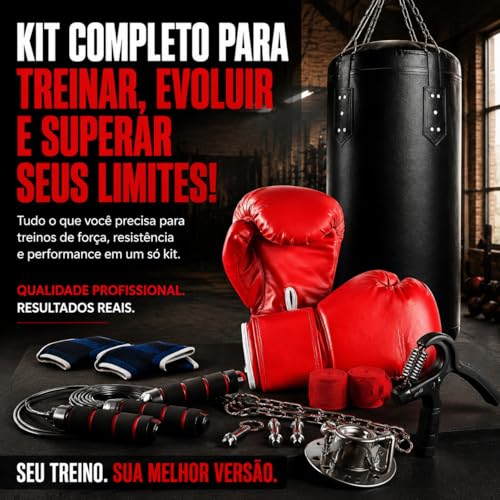 Gavzrt Saco de Boxe Pendurar para Adultos Kit Completo, Saco de Pancada com Luva de Boxe, Corda de Suspensão e Fortalecedor de Garra, Equipamento Profissional para Treino de Boxe