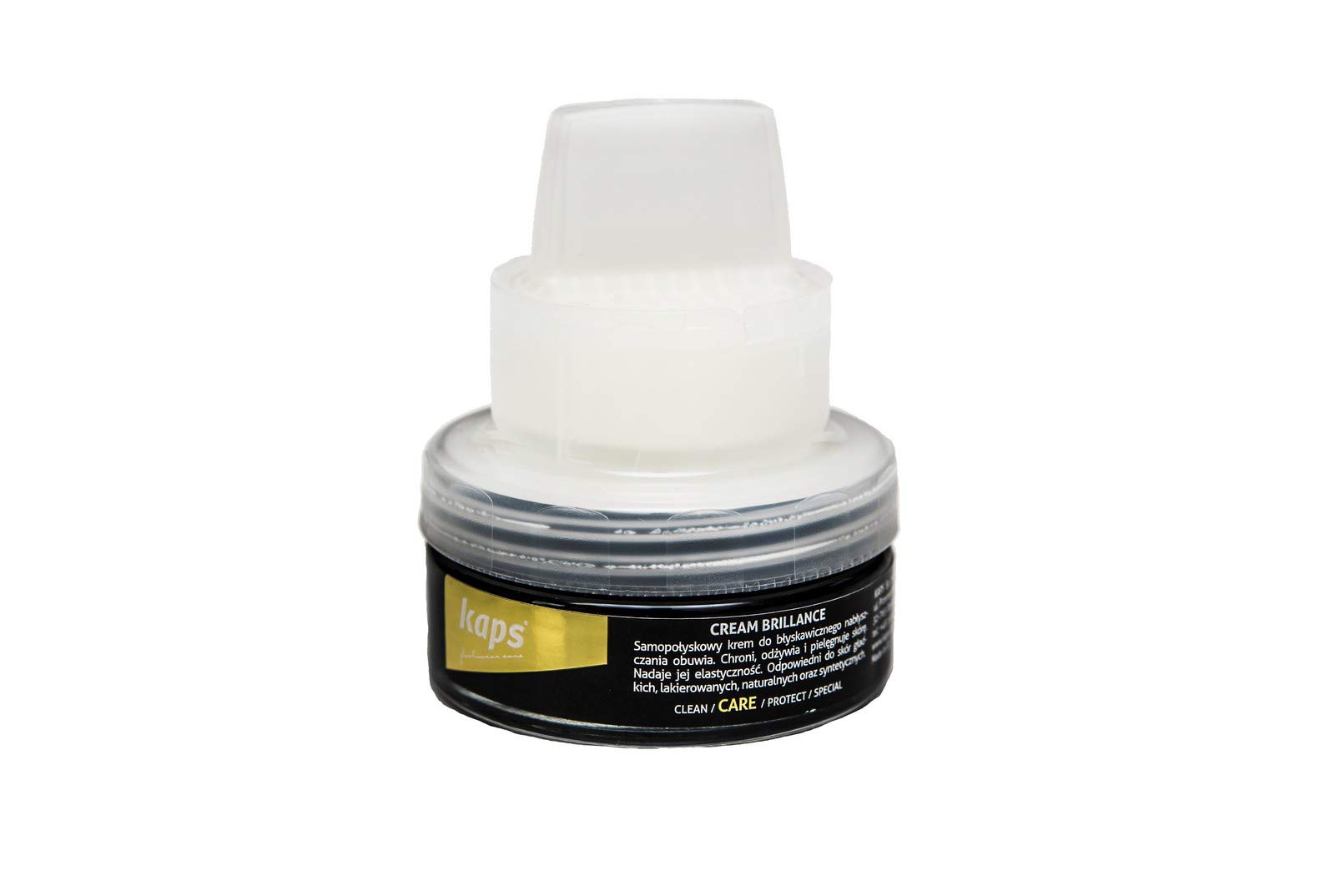 Self Shine Shoe Cream with Sponge Applicator, Kaps Brillance, 10 Colours (114 - Light Gray)