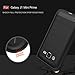 Ultra Light Carbon Fiber Armor ShockProof Brushed Silicone Grip Case For Samsung Galaxy J1 Mini Prime ( Color : Black )