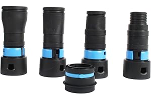 Cen-Tec Systems 95248 Quick Click Expanded Multi-Brand Power Tool Adapter Set for Dust Collection