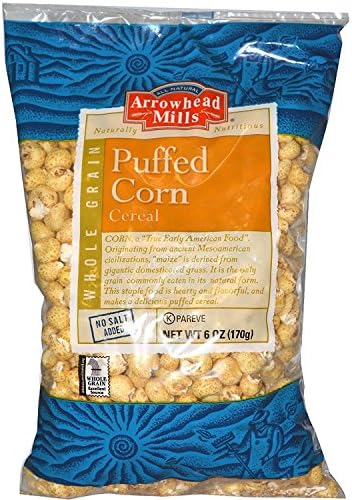 Arrowhead Mills Puffed Corn Cereal ( 12x6 OZ)
