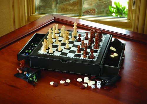 Mainstreet Classics Broadway 5-in-1 Combo Board Game Set