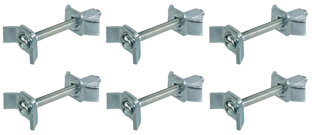 Hafele Galvanised Steel Kitchen Worktop Connector Bolt Clamp - 6 x 150mm