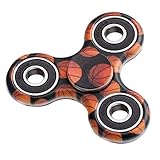 EDC Fidget Spinner Stainless Steel Bearing,2 To 4 Min Spin Times,Ultra Durable Toy Gifts for Kids&Adults (Basketball)