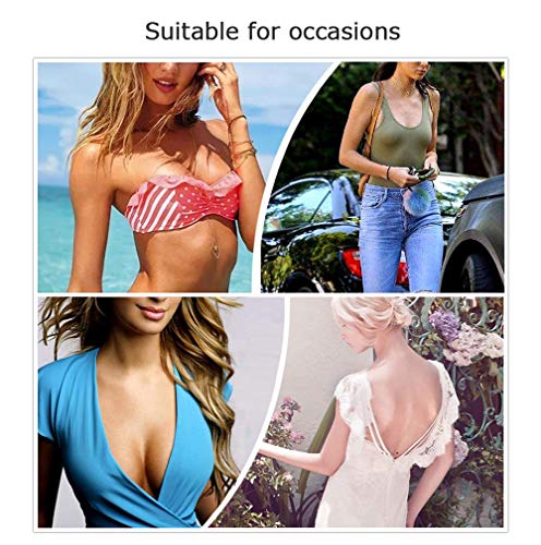 Nipple Covers Disposable Breast Pasties Adhesive Bra Petal for Women 6-Pair
