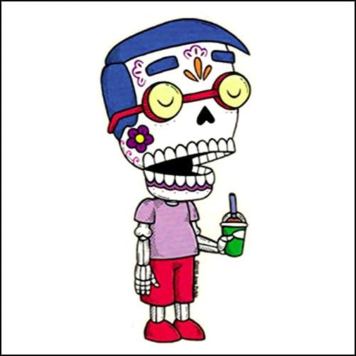 Milhouse - Weather Proof Die Cut Vinyl Day of the Dead Sticker