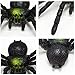 10PCS Halloween Spider Decorations, Large Spider Plastic Spider Fake Spider Realistic Halloween Prank Props for Halloween Home Indoor Party Decorations Supplies
