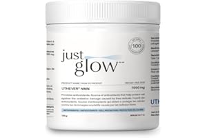 Just Glow Uthever®︎ NMN 1000mg (NMN Micronized Sublingual Powder) - Clinically Proven & Tested by 3rd Party - Nicotinamide Mo