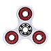 OZO9 - Hand spinner fidget toys for ADHD, Anxiety, Autism -Tri spinner hybrid ceramic bearing, POM Plastic, Si3n4 High Speed -EDC Finger spinner fidget gadget for Adults, Kids (White) + BONUS 2 Ebooks