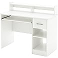 South Shore Axess Desk with Keyboard Tray, White