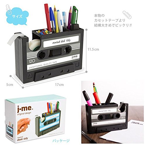 Popular Creative adhesive tape holder Pen holder Vase Pencil Pot Stationery Desk Tidy Container office stationery supplier Gift (Pink)