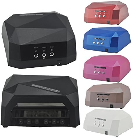 CocoFang 36W(Uv+LED) Nail Art Gel Polish Dryer Curing Lamp Machine Nail Polish Tools with Timer (Black)