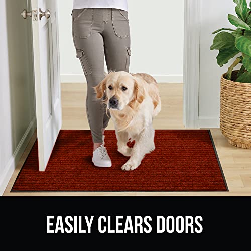 Gorilla Grip Waterproof Heavy Duty Traffic Guard Doormat, 2 Pack, Stain and Fade Resistant