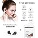 Bluetooth Wireless Earbuds, Aireye True Wireless Stereo Bluetooth 4.1 Headphones with Portable Charging Case,IP64, Cordless Waterproof Sweatproof Dual In-Ear Headsets with Mic for IPhone&Android-Black