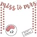 Bachelorette Party Decor Miss To Mrs Banner For Rose Gold Glitter Wedding Bridal Shower Party Supplies