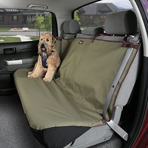 PetSafe Solvit Waterproof Bench Seat Cover, Standard Size Dog and Cat Back Seat Cover for Most Cars, Trucks, Minivans and SUVs, Green, 56 in. W x 47 in. L, 2 lb.