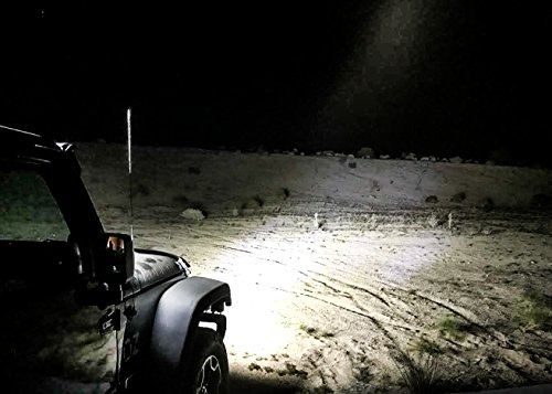 3" Dual Color High Output White Amber LED POD light Harness DOT Black Covers Changing Flasher Strobe Optic Lens Emergency Driving Fog Spot Light for Offroad Truck SUV ATV Motorcycle Marine - Thumbnail 7