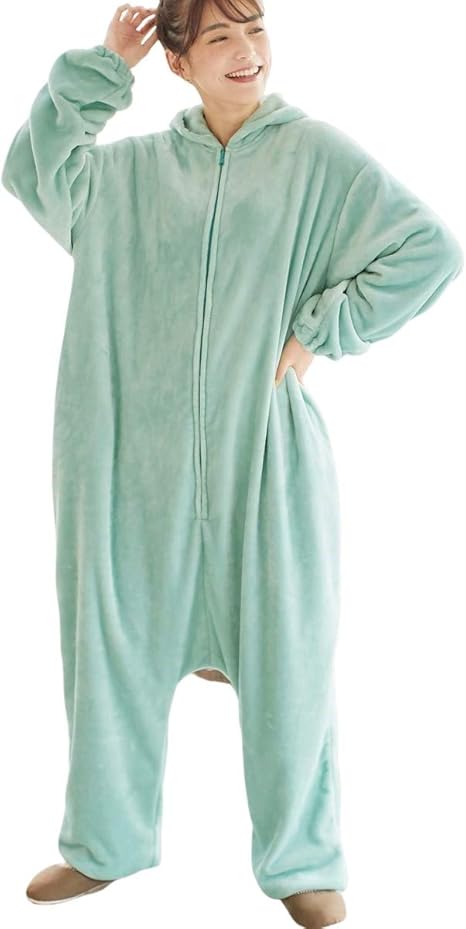 Amazon Nissen ニッセン パジャマ ルームウェアトップス 大きいサイズ パジャマ ルームウェアトップス 大きいサイズ もこもこフリース着る毛布 ミントグリーン 8l 10l相当 大きいサイズ レディース パジャマ ルームウェアセット 通販