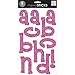 me & my BIG ideas mambiSTICKS Themed Stickers, Lower Case Alphabet and Numbers, Pink Glitter