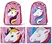 THE Crafts Reversible Sequin School Backpack Lightweight Little Kid Book Bag with Lunch Bag Set for Preschool Kindergarten Elementary(15