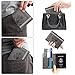 WALNEW Passport Holder for Travel, RFID Passport Cover Wallet for Women Men, PU Leather Passport Book Card Holder Case with Pen, Travelling Essentials for Flying