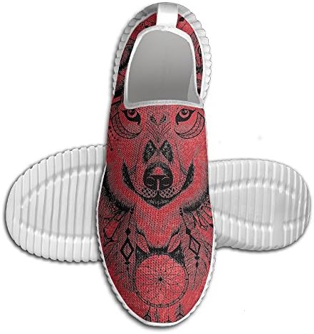 Visual Wolf Mens Running Shoes Walking Lightweight Casual Athletic Sneakers Breathable