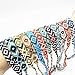 RIMOBUL Nepal Style Woven Friendship Bracelets - 12 pack - Earth