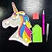 YOBEYI Diamond Painting Unicorn with LED Lights DIY Special Shaped Full Drill Crystal Diamond Drawing Bedside Lamp for Home Decoration (Unicorn A)