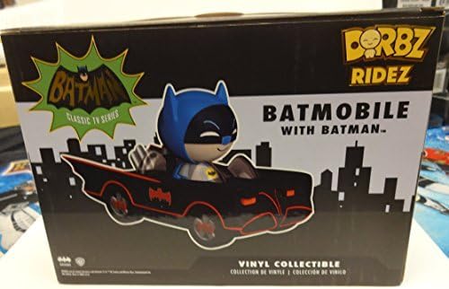 2015 Comic Con Excusive Dorbz Ridez Red Batmobile with Batman by Toy Tokyo
