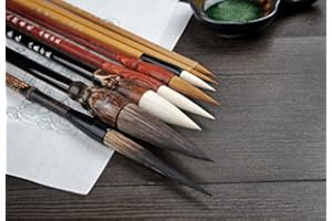 MB029 Hmayart Quality Featured Brush for Traditional Chinese Painting & Ink Brush Calligraphy (Classic Brush Set)