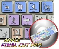 APPLE SIZE STICKER FOR KEYBOARD APPLE FINAL CUT PRO GALAXY SERIES