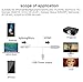 Lightning Micro USB to HDMI Adapter Cable,Hizek 2M Apple Android to HDMI HDTV HD 1080p High Definition Digital Video Cable Adapter with USB Charger Cable for iPhone 7/7Plus/6/6sPlus, Samsung Galaxy S6